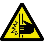Caution Closing Doors SVG Icon